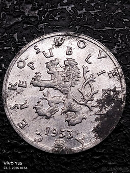 50 haléř 1953 RR - Československo - 3