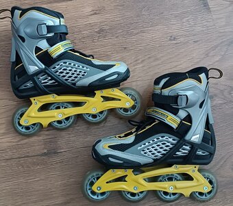 Kolečkové brusle Rollerblade 42 (26,5 cm) + chrániče - 3