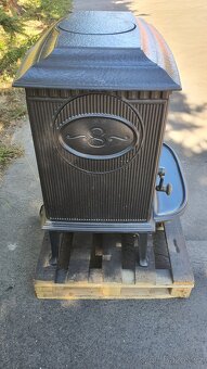 Litinová kamna Jotul F 8 TD modročerný smalt - 3
