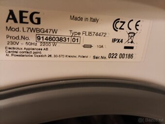 Pračka aeg série 7000 kombi - 3