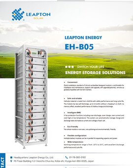 Leapton Baterie Rack 61,44 kWh - 3