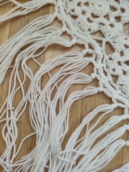 Háčkovaný pléd, šátek - 3