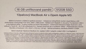 MacBook Air 13", M3, 16GB, 512GB - 3