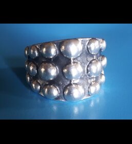 Stříbrný prsten pánský - 3