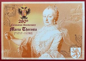 bankovky Franz Joseph I.a Marie Terezie v UNC sběratelském s - 3