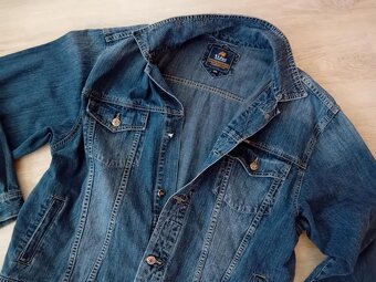 PÁNSKÁ DŽÍNOVÁ BUNDA - vel.XXL / zn.Casual Wear - 3