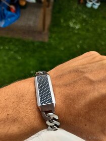Swarovski pánský náramek TENSION - nerezová ocel - 3
