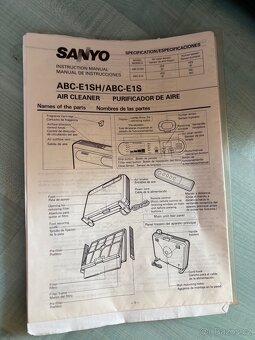 Čistička vzduchu Sanyo ABC-E1SH - 3
