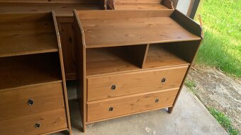 Ikea Leksvik komoda dřevo masiv Hemnes - 3