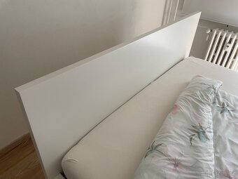 Rám postele Ikea Malm bílá 4 úložné šuplíky - 3