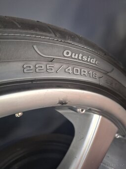 Alu kola Audi, 225/40 R18, letní pneu - 3
