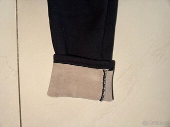 Černé zateplené LEGÍNY  LELOSI vel.M - 3