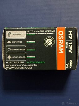 Autožárovky H7 OSRAM Ultra Life Škoda VW Audi BMW, Halogen ✅ - 3
