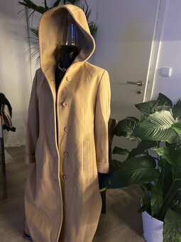 Mango kasmirovy kabat camel bezovy vlneny 38 - 3