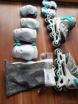 In line kolečkové brusle +sada chrániče - 3