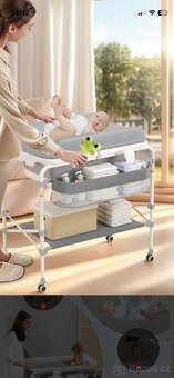 Přebalovací pult s vaničkou. - 3