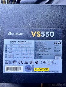 Počítačový Zdroj - Corsair VS550 - 550W - 3