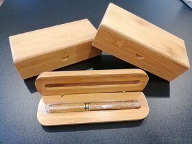 Dřevěné krabičky, dřevěná krabička s plnícím perem - 3