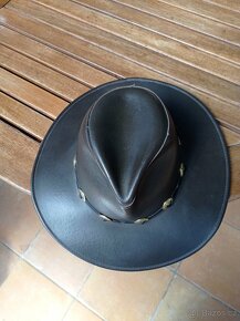 prodám westernový kožený klobouk - 3