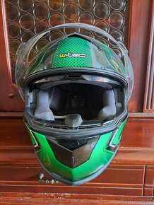 W-tec přilba , má zabudované handsfree - 3