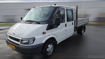 Ford Transit Valník 6míst 2000 2.4d 88kW Původ ČR Nové STK - 3