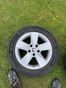 Alu Škoda Octavia 5x122 r16 letní - 3