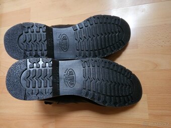 Solovair Black Greasy Dealer boty - 3