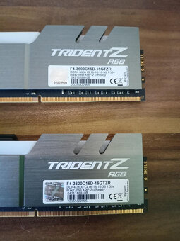 Herní G.SKill Trident Z RGB 16GB (2x8GB) 3600MHz - 3