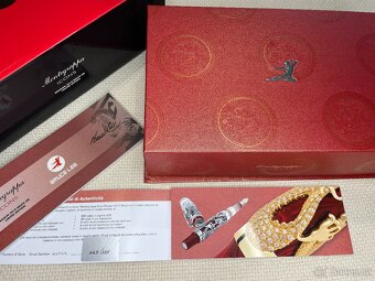 Sběratelské stříbrné plnící pero Montegrappa Bruce-Lee - 3