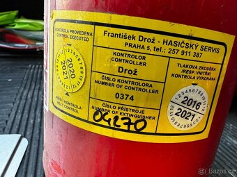 Hasící přístroj 21A 4 kusy (150 Kč/ks) - 3