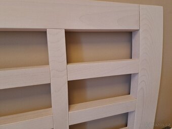 MANŽELSKÁ POSTEL Z MASIVU BUK 180x200 SE 2 NOČNÍMI STOLKY - 3
