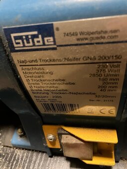 Güde Stolní kombinovaná bruska GNS 150/200 - 3