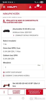 Hilti Nuron Akumulátorová úhlová bruska AG 6D-22 (125 mm) - 3