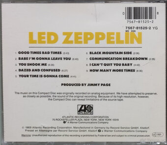 CD Led Zeppelin: I / II - 3