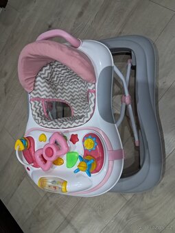Chodítko Monty Kid Pink-Grey  - 3