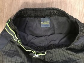 Dětské zateplené kalhoty, vel. 128 - 3