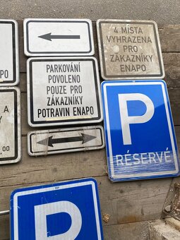Dopravní značky, značení, parkování, dodatkové tabulky - 3