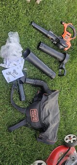 Prodám foukač á zároveň vysavač na listí black+decker 3v1 - 3
