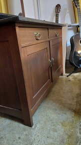 Starožitná komoda + 2 noční stolky - 3