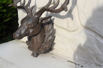 Litinová JELENÍ HLAVA - hnědá - 3