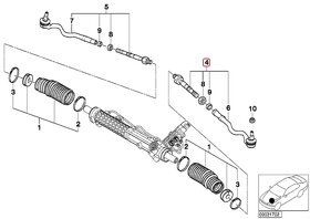 Bmw e46 tycka riadenia a silentbloky prednych ramien - 3