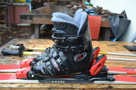 dětské ski Fischer 140 cm  vázko Tyrolka boty Lowa 24cm EU 3 - 3