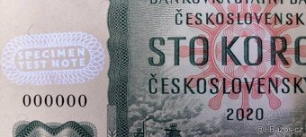 100 Koron Československých KORONAVIRUS, ANULÁT, 2020, Gábriš - 3