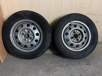 Letné pneu 165/70 R13 + disky škoda felicia - 3