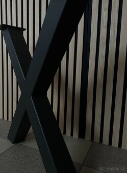 Sada nohou ke stolu DMBAU X-50 Černá V-50 cm, profil 50x50 - 3