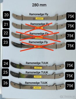 Nože Bauer,RAMONEDGE,CCM - 3