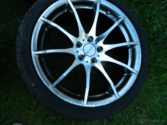 alu kola 5x108 r18+letní pneu - 3