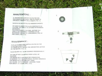 Mlžící trysky set pro snížení teploty, doprodej, z Itálie - 3