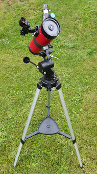 hvězdářský katadioptrický newton dalekohled Tasco 76/600 s m - 3