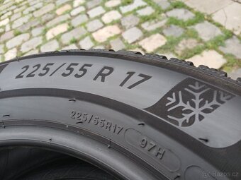 4ks zimních MICHELIN ALPIN 6 - 225/55R17 97H DOT2022 - 3